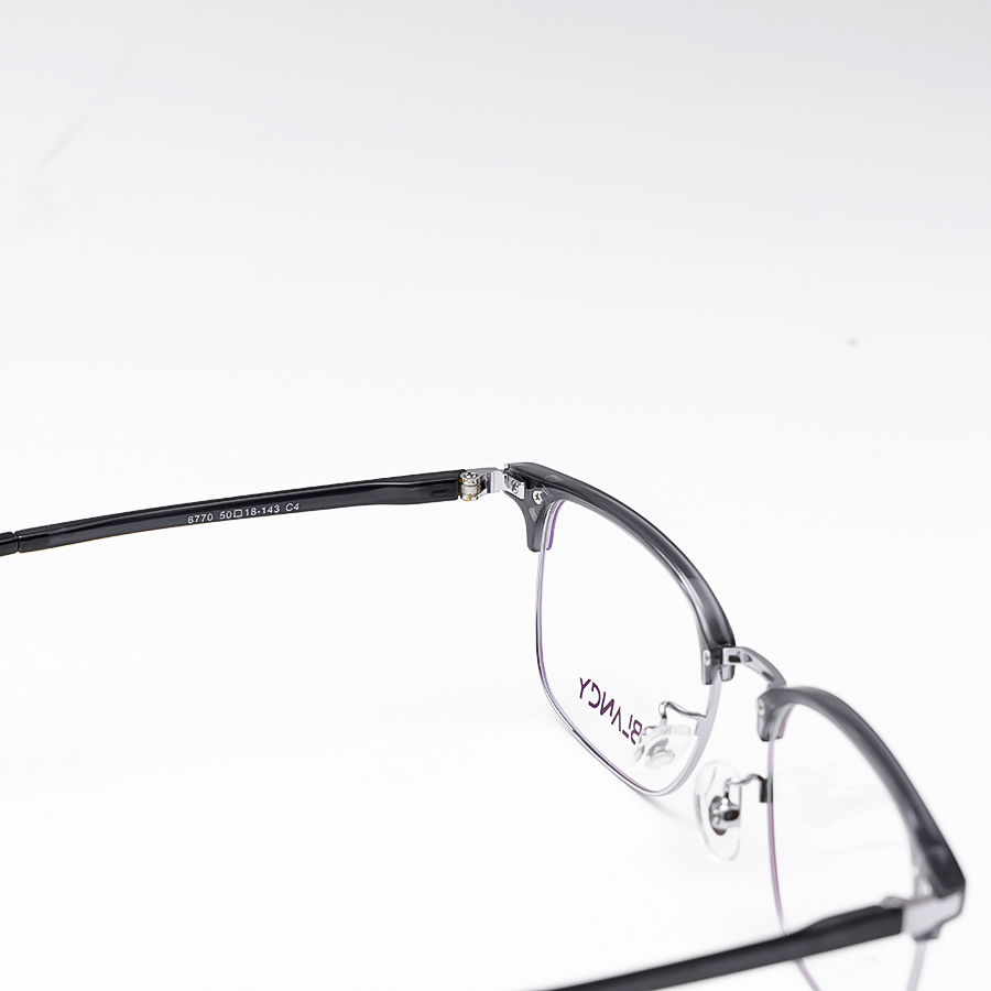 GỌNG KÍNH CẬN BLANCY DÁNG CLUB MASTER 6770 C4 XÁM V BẠC