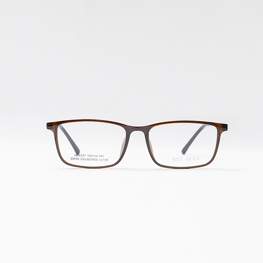 GỌNG KÍNH NHỰA REAMAN 6337 C6/34 NÂU G ĐEN