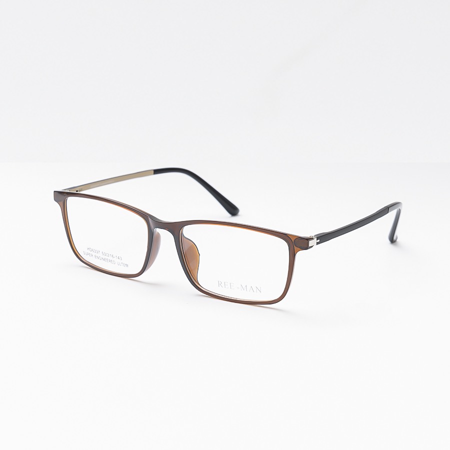 GỌNG KÍNH NHỰA REAMAN 6337 C6/34 NÂU G ĐEN