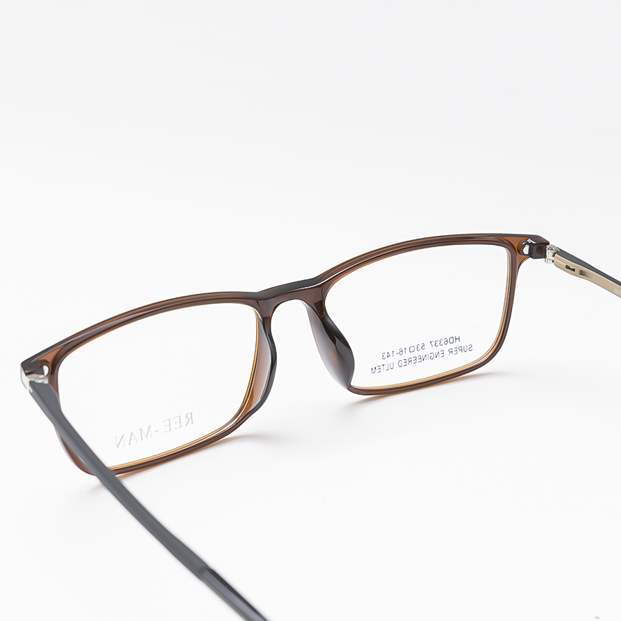 GỌNG KÍNH NHỰA REAMAN 6337 C6/34 NÂU G ĐEN