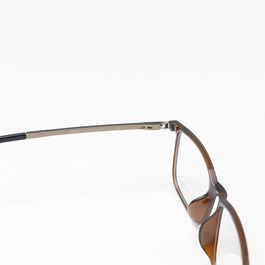 GỌNG KÍNH NHỰA REAMAN 6337 C6/34 NÂU G ĐEN