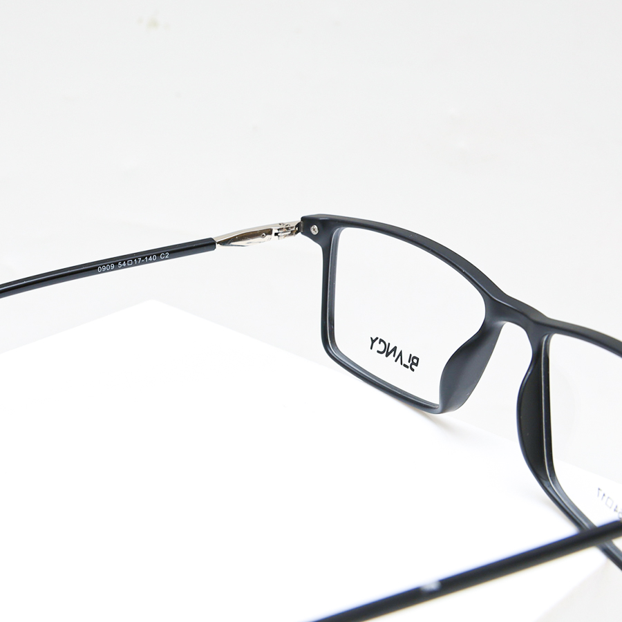 GỌNG KÍNH CẬN NHỰA CAO CẤP CẢ VIỀN BLANCY 0906 C2 ĐEN NHÁM