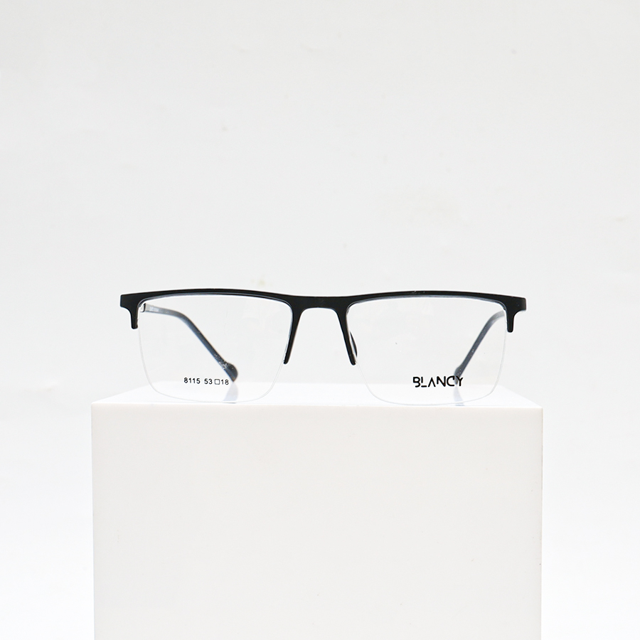 GỌNG KÍNH CẬN BLANCY DÁNG CLUB MASTER 8115 C2 ĐEN NHÁM