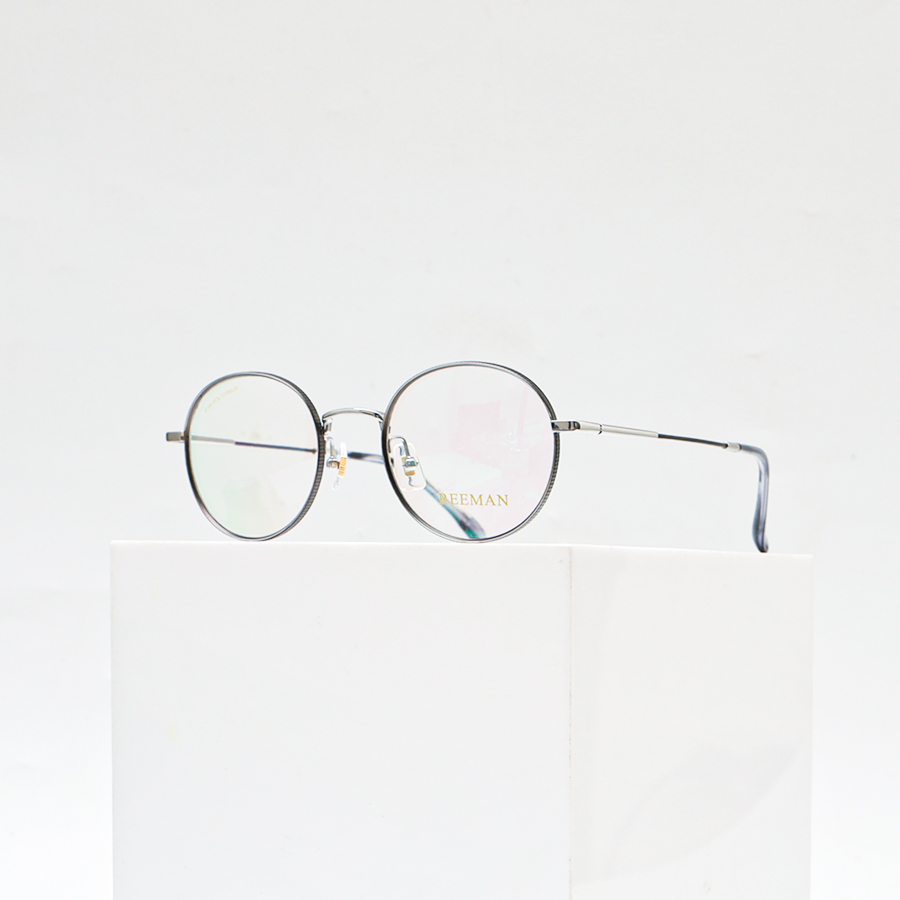 GỌNG KÍNH REEMAN TITAN CAO CẤP 3069 BẠC VIỀN ĐEN