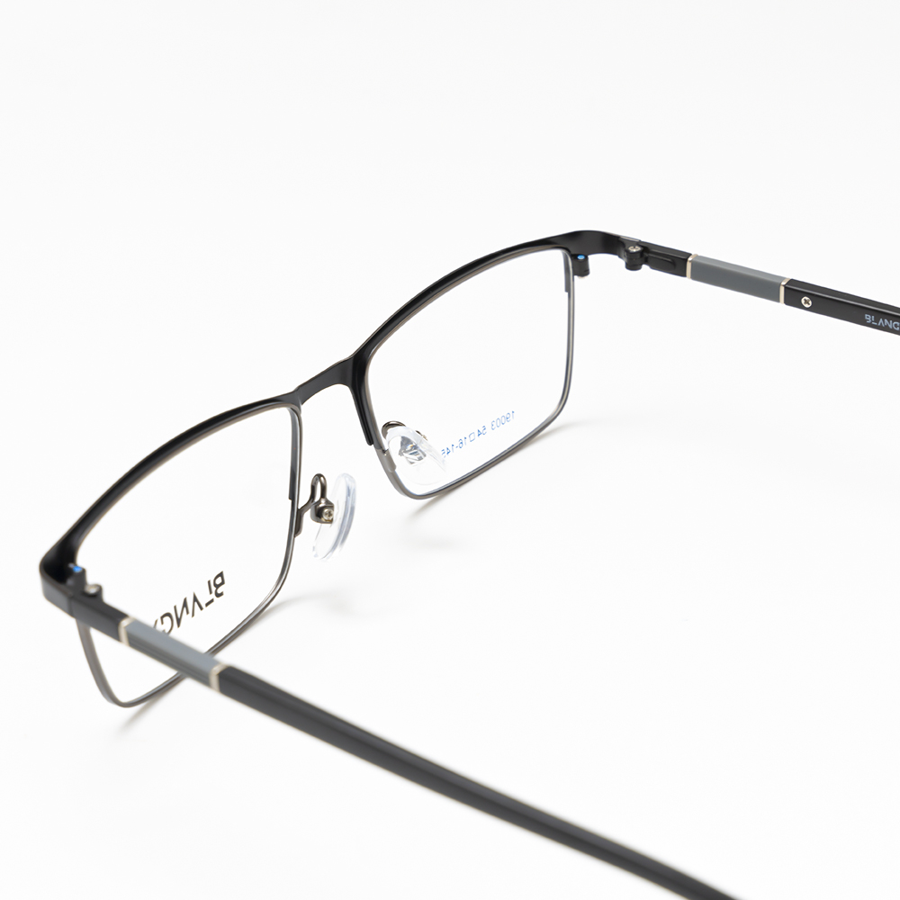 GỌNG KÍNH CẬN BLANCY DÁNG CLUB MASTER 19003 C355 ĐEN VIỀN GHI