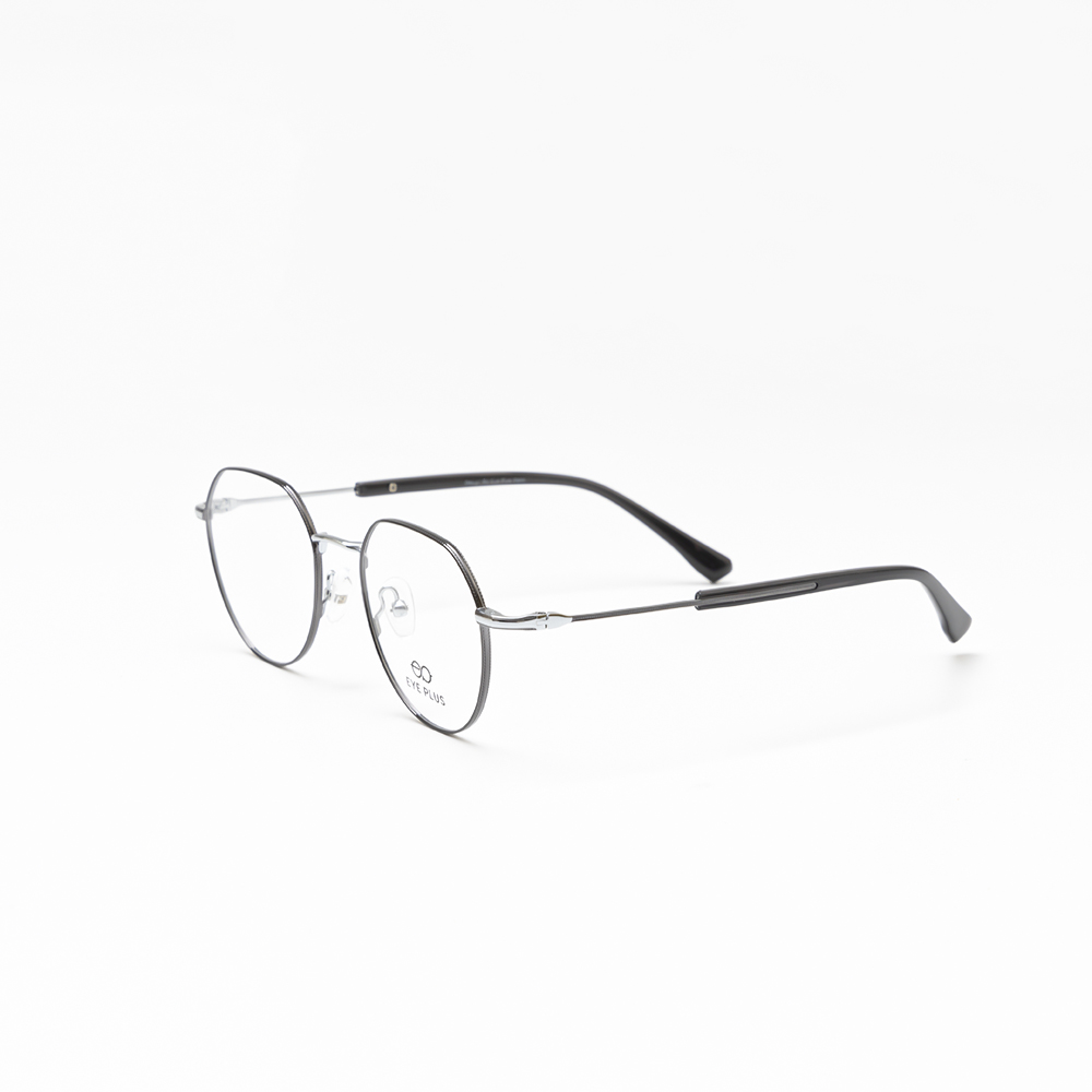 GỌNG KÍNH CẬN KIM LOẠI THỜI TRANG EP 70623 C5 ĐEN