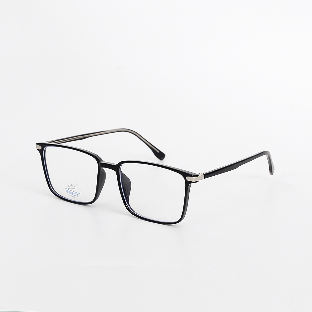 Gọng Kính Cận Unisex N240 8307 C1 Đen Bóng