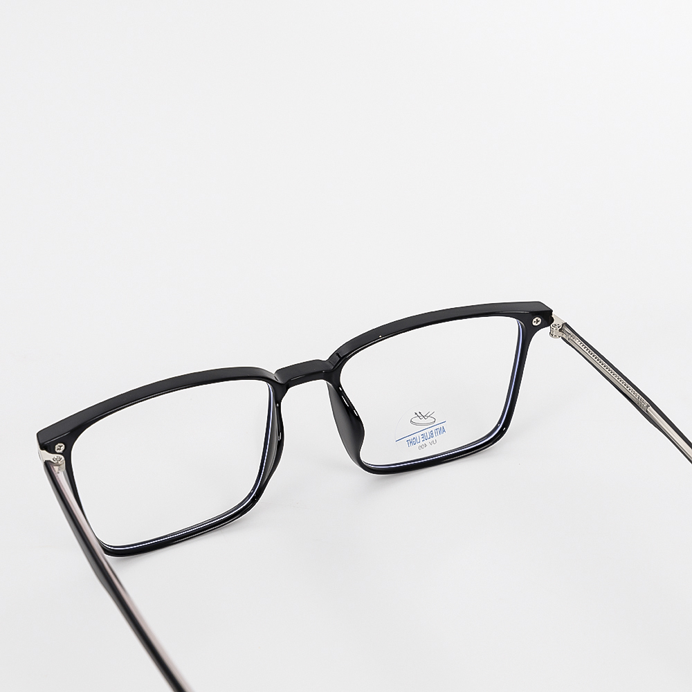 Gọng Kính Cận Unisex N240 8307 C1 Đen Bóng