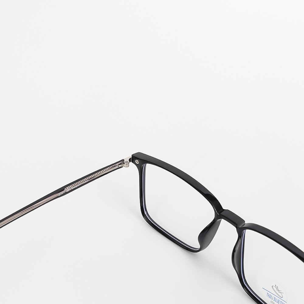 Gọng Kính Cận Unisex N240 8307 C1 Đen Bóng