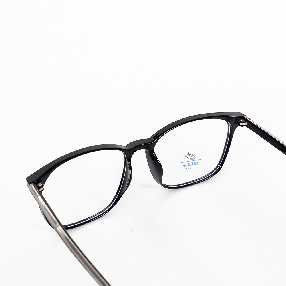 KÍNH CHỐNG ÁNH SÁNG XANH EYE PLUS 8242 C1 ĐEN BÓNG