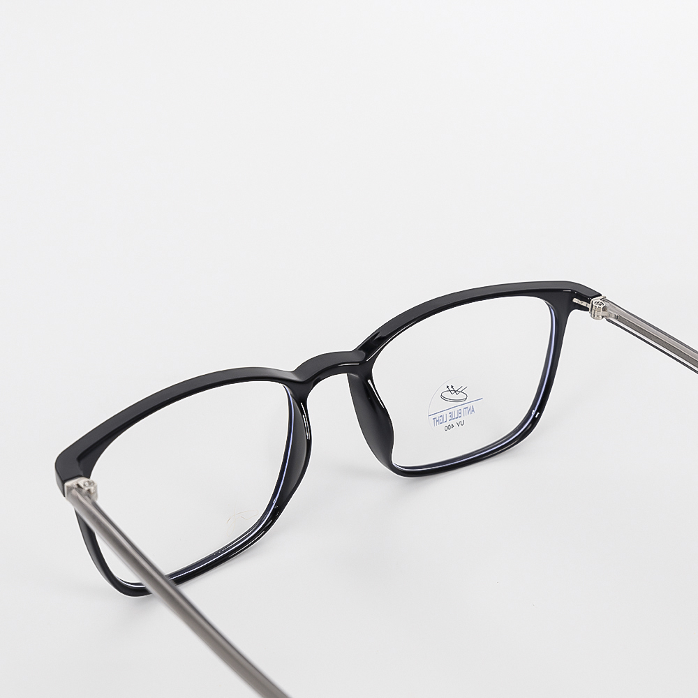 Gọng Kính Cận Unisex N240 8252 C1 ĐEN BÓNG