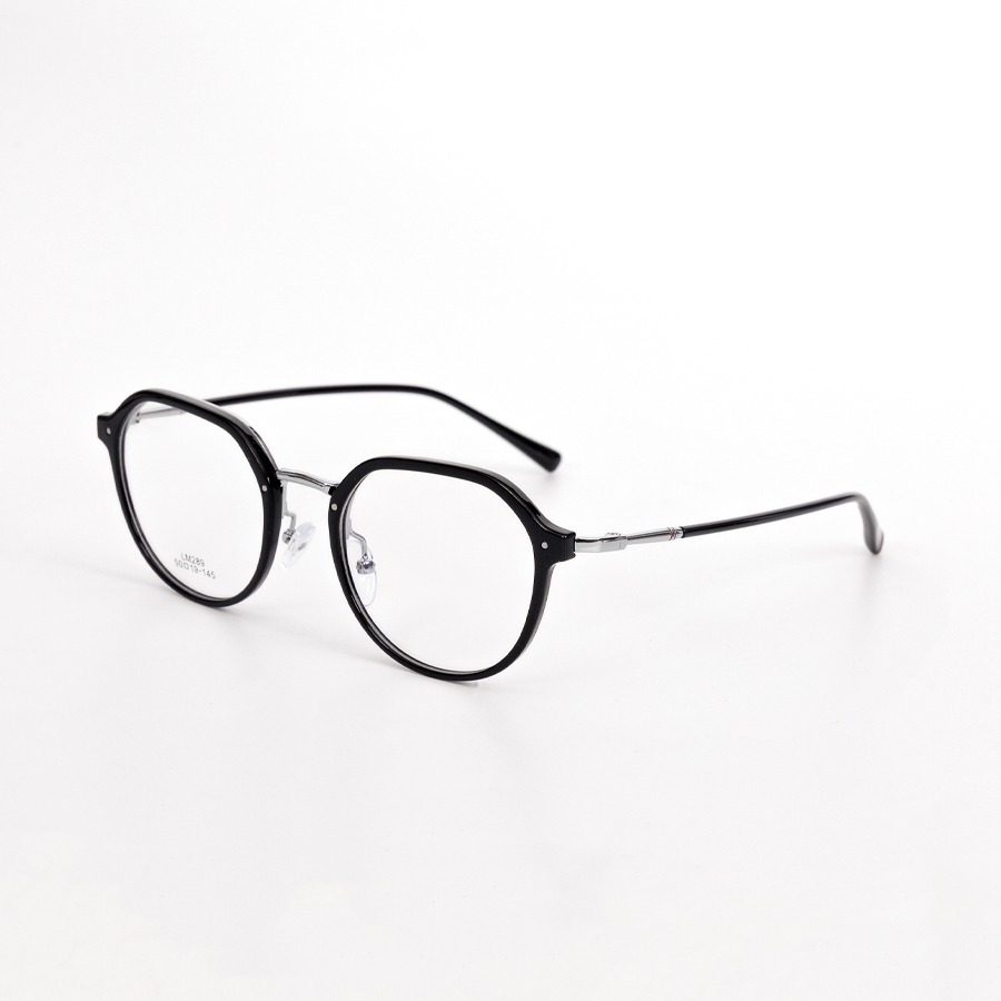 GỌNG KÍNH CẬN KIM LOẠI CAO CẤP LM289 C5 ĐEN BẠC