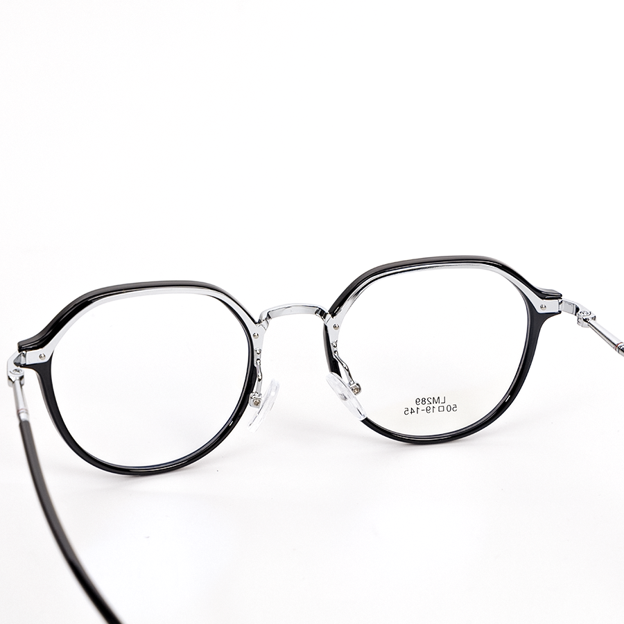 GỌNG KÍNH CẬN KIM LOẠI CAO CẤP LM289 C5 ĐEN BẠC