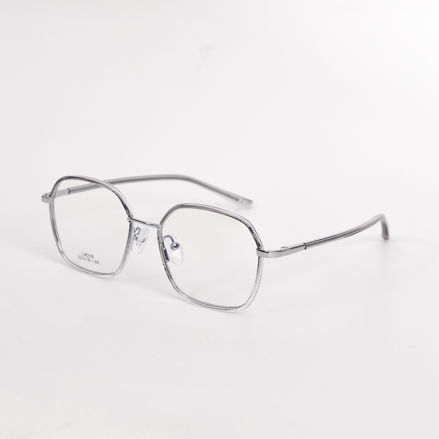 GỌNG KÍNH CẬN KIM LOẠI CAO CẤP LM236 C62 XÁM
