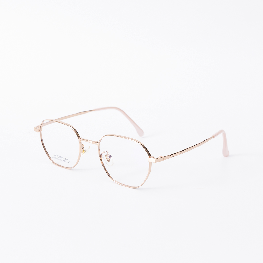 GỌNG KÍNH CẬN KIM LOẠI CAO CẤP 98006 C3 VÀNG HỒNG