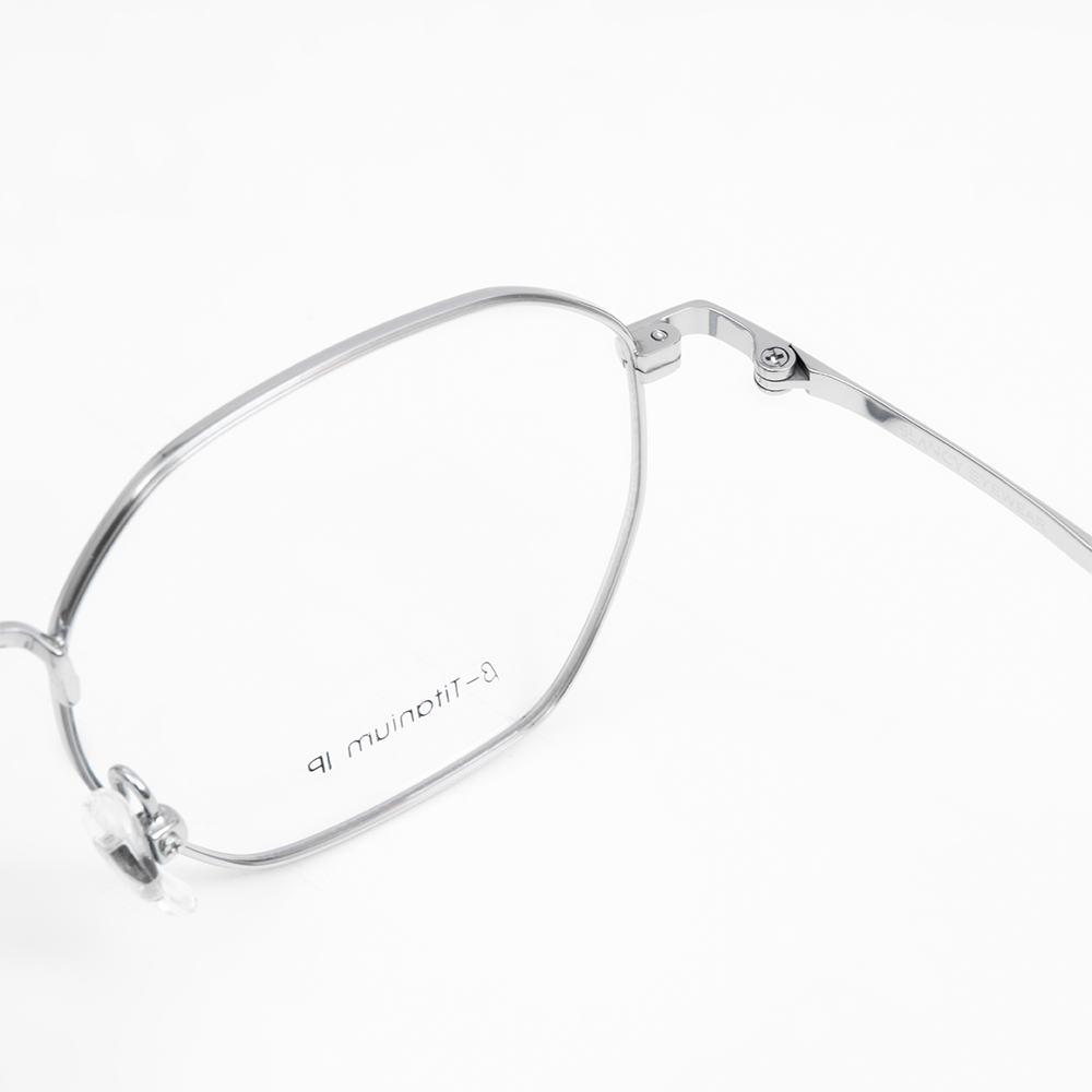 GỌNG KÍNH CẬN KIM LOẠI THỜI TRANG BLANCY 90052 C3 BẠC