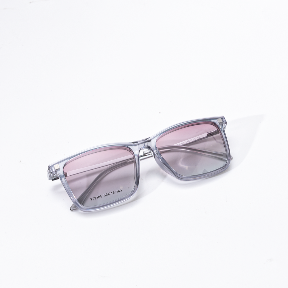 GỌNG KÍNH RÂM CẬN 2IN1 ULTEM 2185 C2 GỌNG XÁM MẮT HỒNG