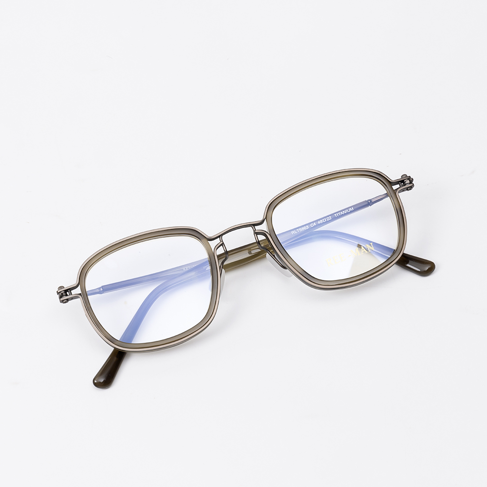 GỌNG KÍNH CẬN TITANIUM CAO CẤP 5863 C4 ĐỒI MỒI GHI