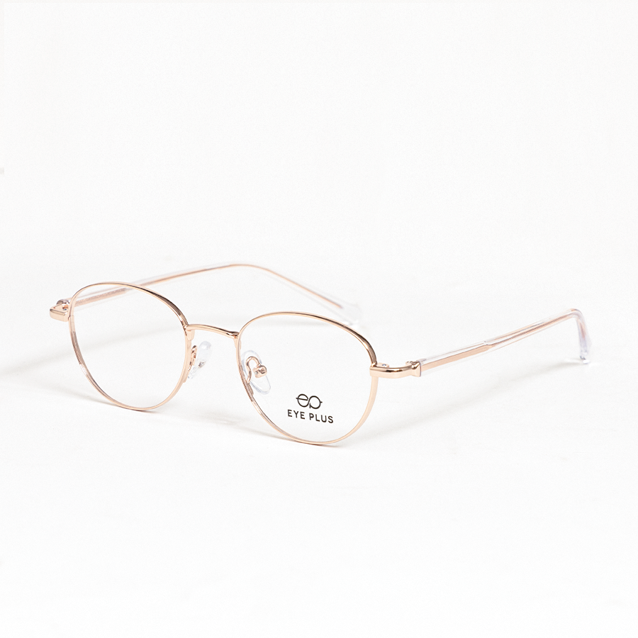 GỌNG KÍNH CẬN KIM LOẠI THỜI TRANG 70751 C1 VÀNG HỒNG