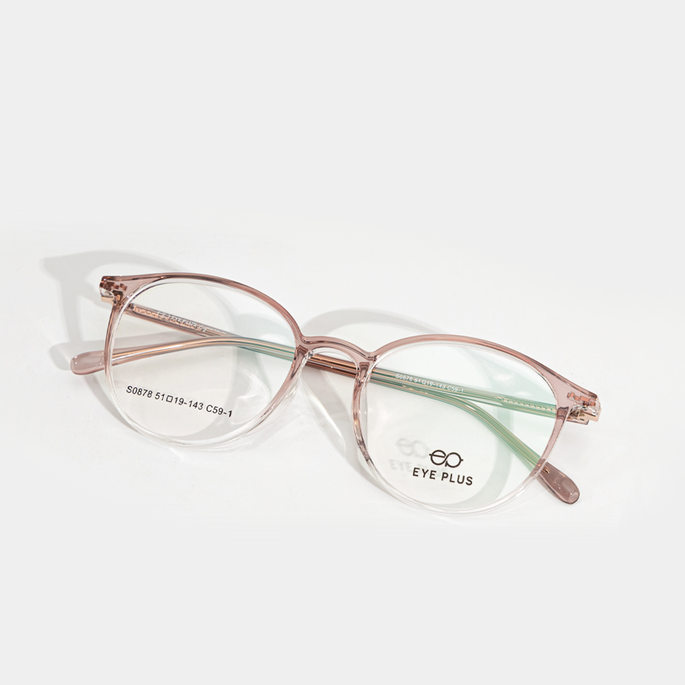 GỌNG KÍNH EYE PLUS 0878 C59 HỒNG 2LINE