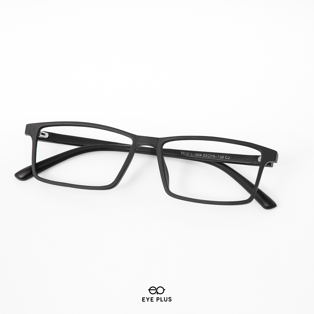 KÍNH CHỐNG ÁNH SÁNG XANH EYE PLUS 004 ĐEN BÓNG