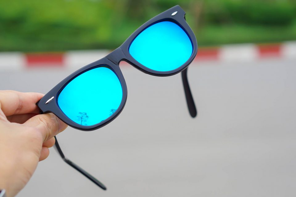 Kính Râm Tráng Gương Xanh RB
