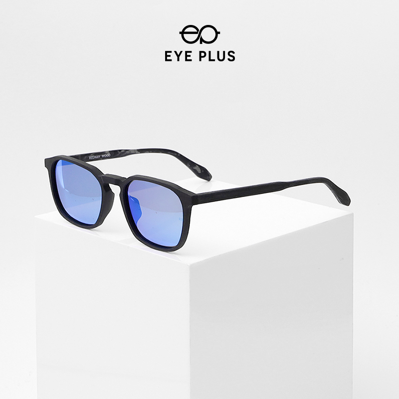 Kính Râm Thời Trang Reeman Square Wood Xanh