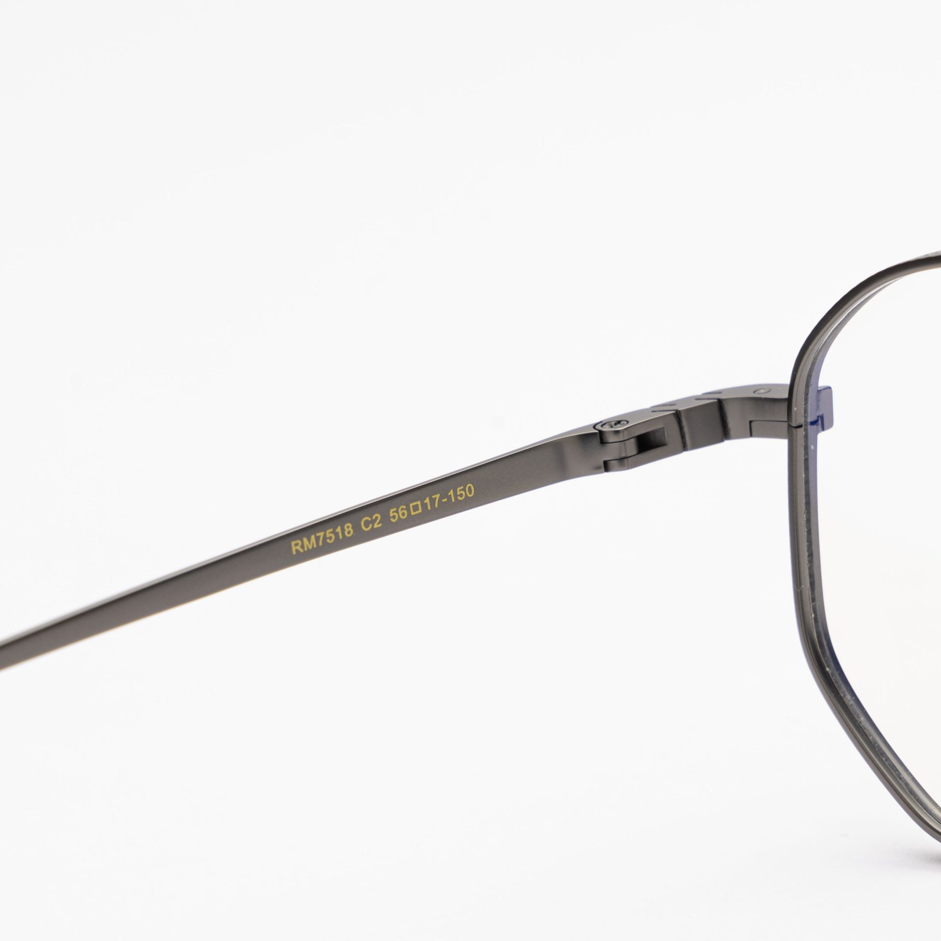 GỌNG KÍNH RM 7518 – GỌNG KIM LOẠI ĐIỂM NHẤN CẦU KÍNH ĐÔI