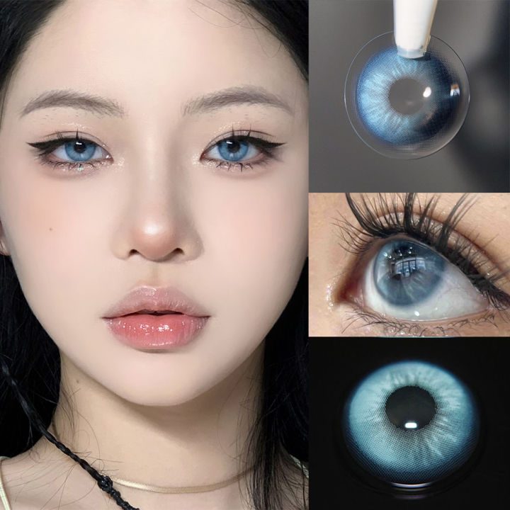 Kính áp tròng xanh cuốn hút