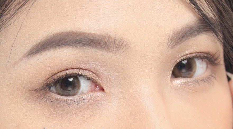 Lens mắt nâu tự nhiên
